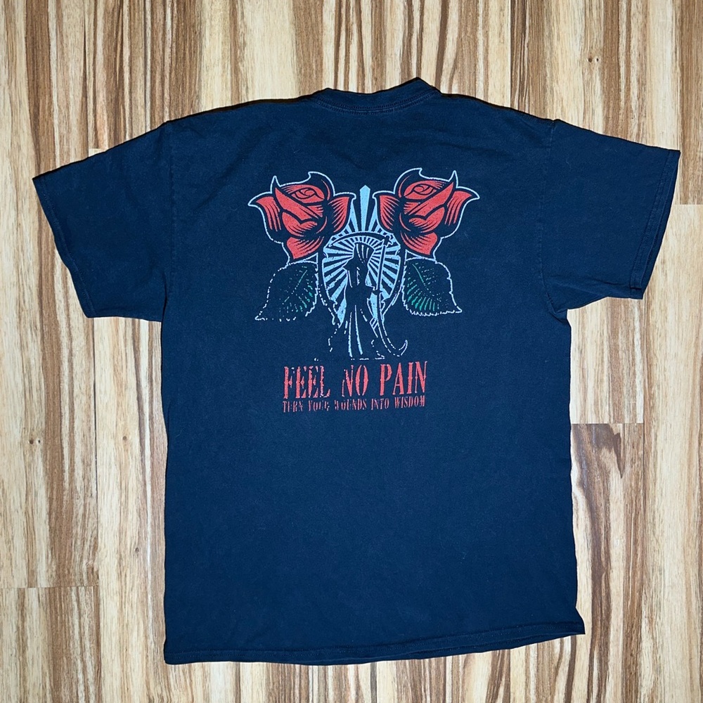Empire Reaper and Red Rose Design On The Back Tshirt